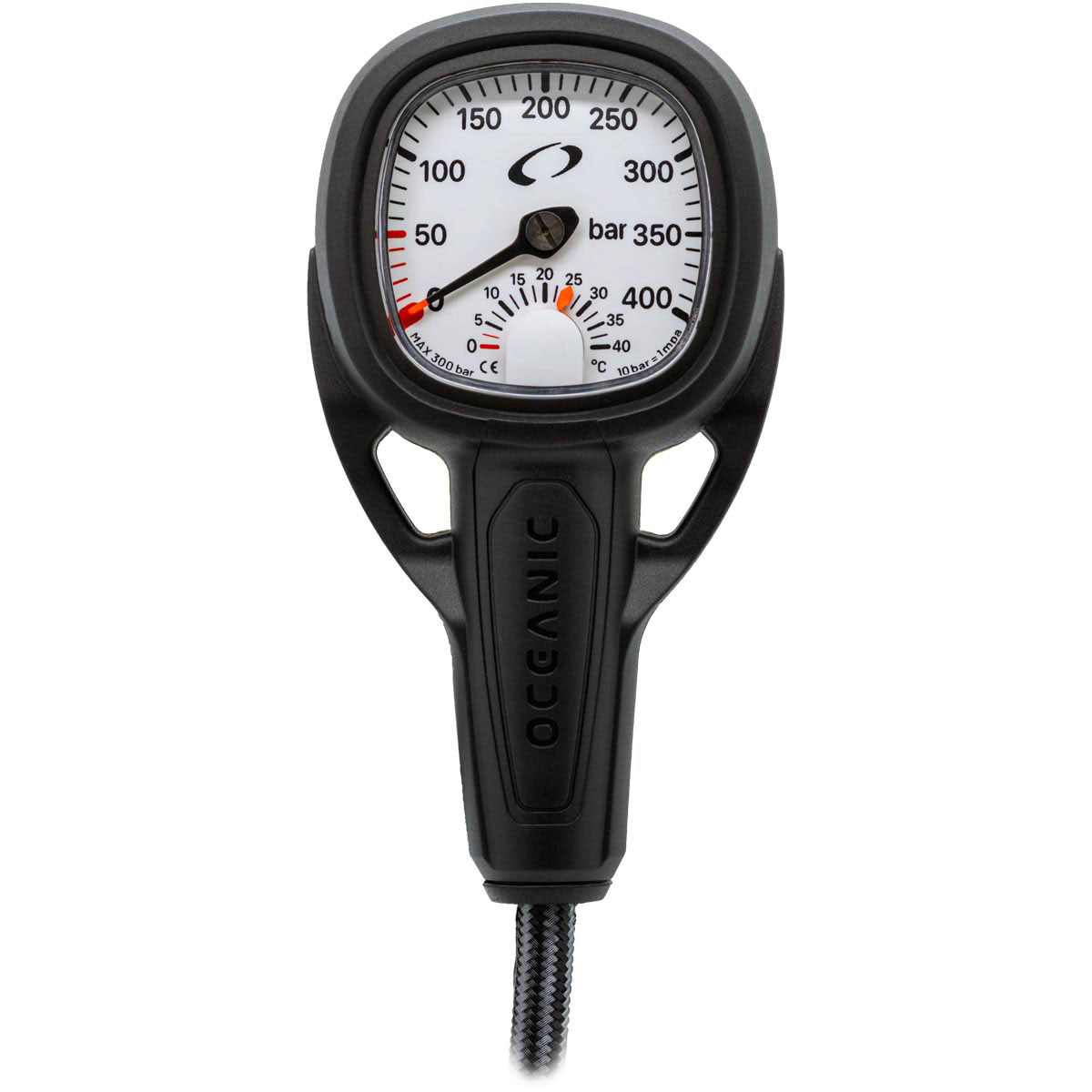 Oceanic Maxview Single Pressure Gauge with 36" Hose