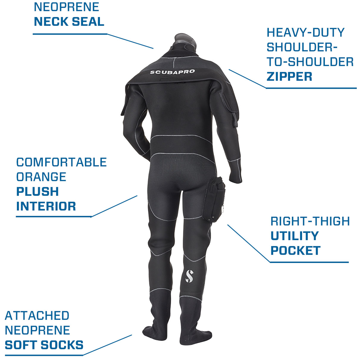 LO3 1 Scubapro Everdry 4 Dry Suit woman size XL new yuly 2019 
