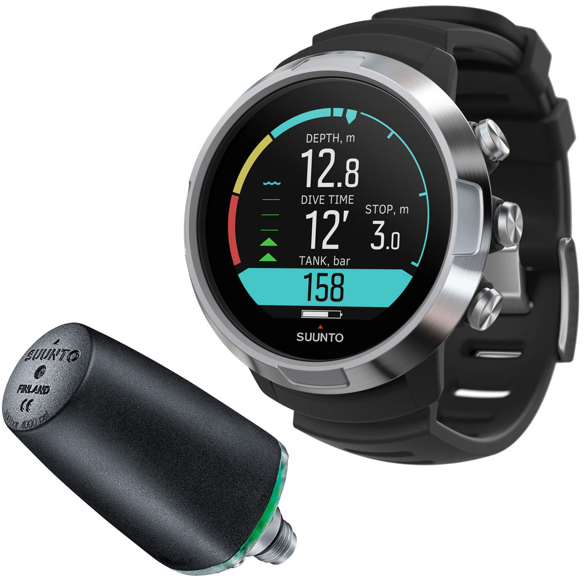Suunto D5 Wrist Computer with USB and Transmitter