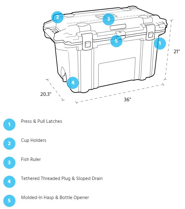 Pelican 70QT Elite Cooler