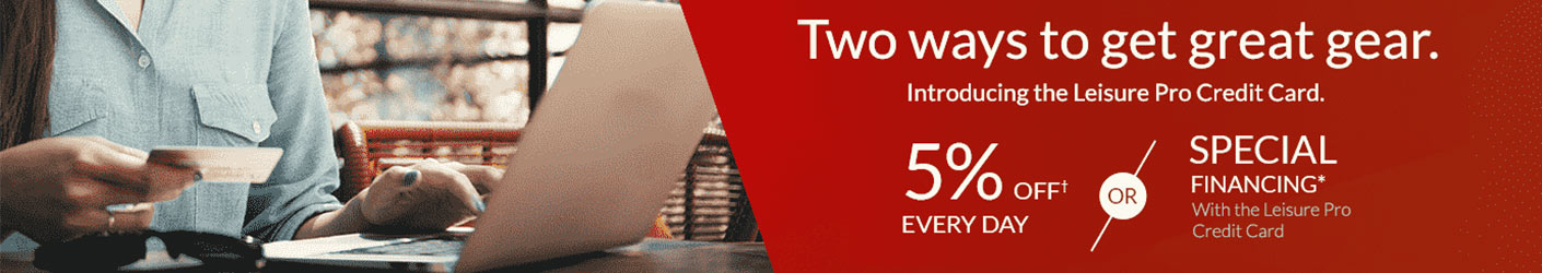 Special Financing on Gear Bags at Leisure Pro