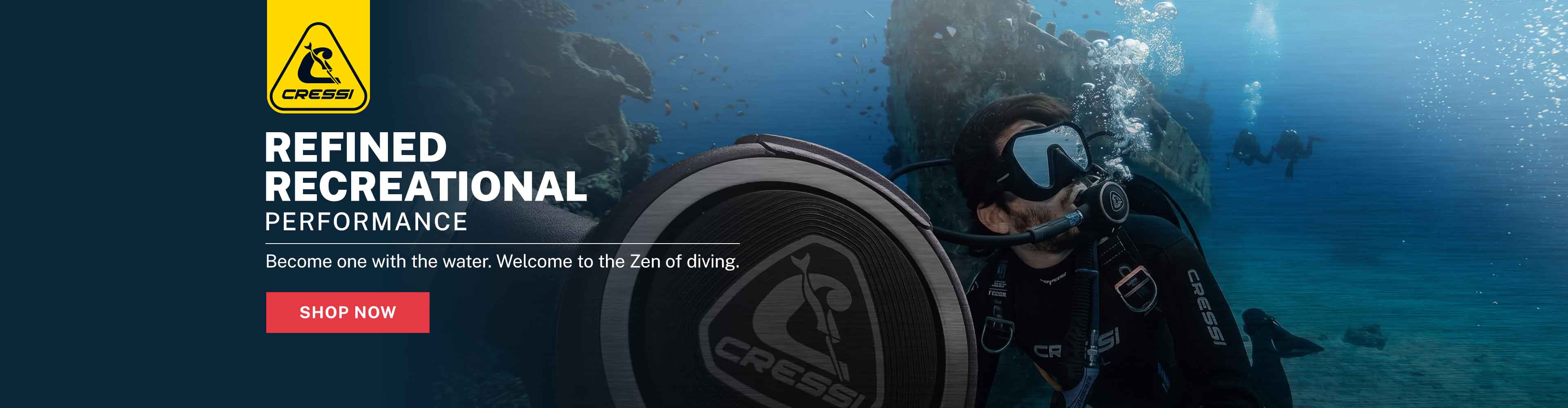 Cressi Zen Pro Regulator | Balanced & Cold Water Ready