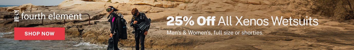 25% OFF all Xenos Wetsuits - While supplies last!