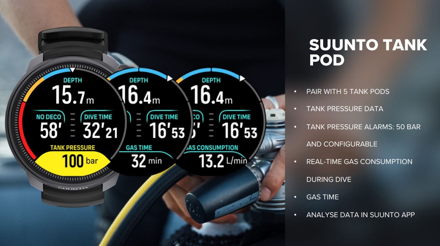Add air integration with the Suunto Tank Pod
