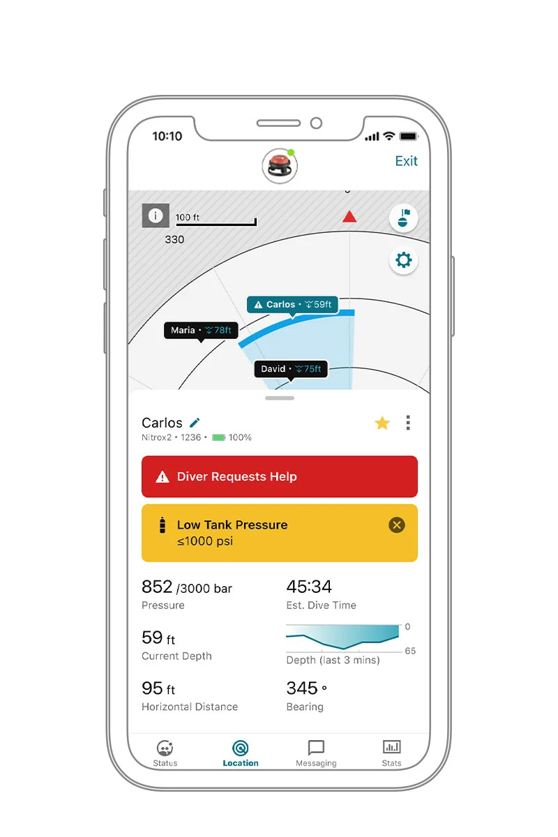 REMOTE DIVER MONITORING