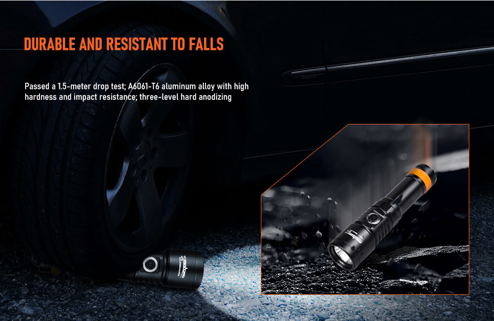 Durable & resistant to falls