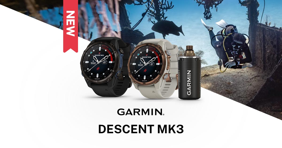 Garmin's unveils Descent Mk3 series watch-style dive computers