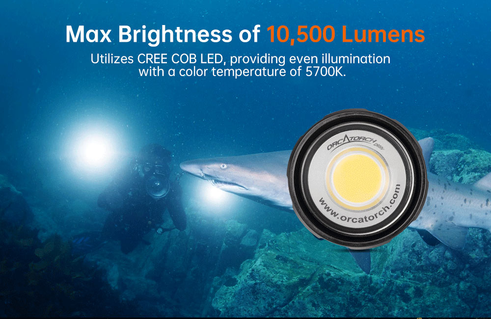 OcraTorch D950V 2.0 10,500 Lumens Video Light