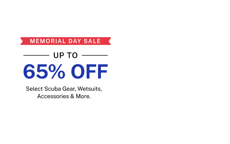 Memorial Day Sale - Up To 65% OFF Select Scuba Gear