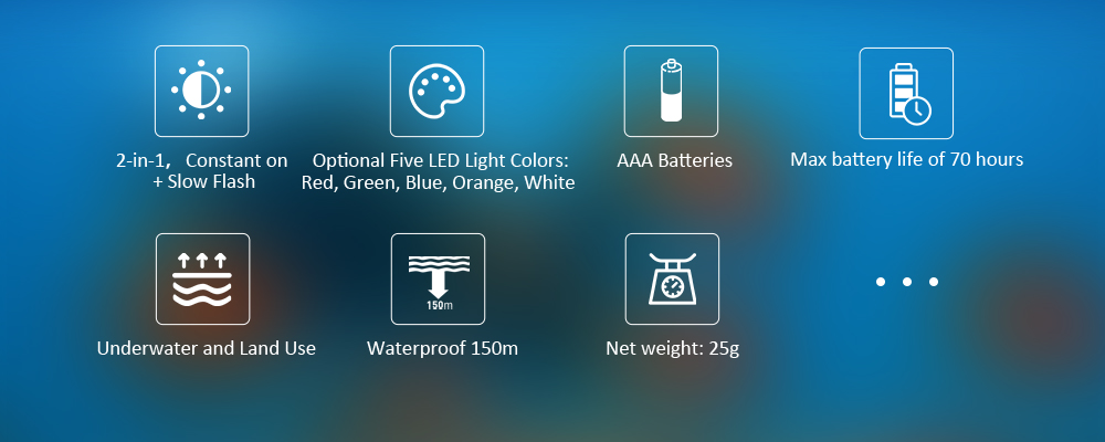 OrcaTorch SD01 Pro Dive Beacon Features