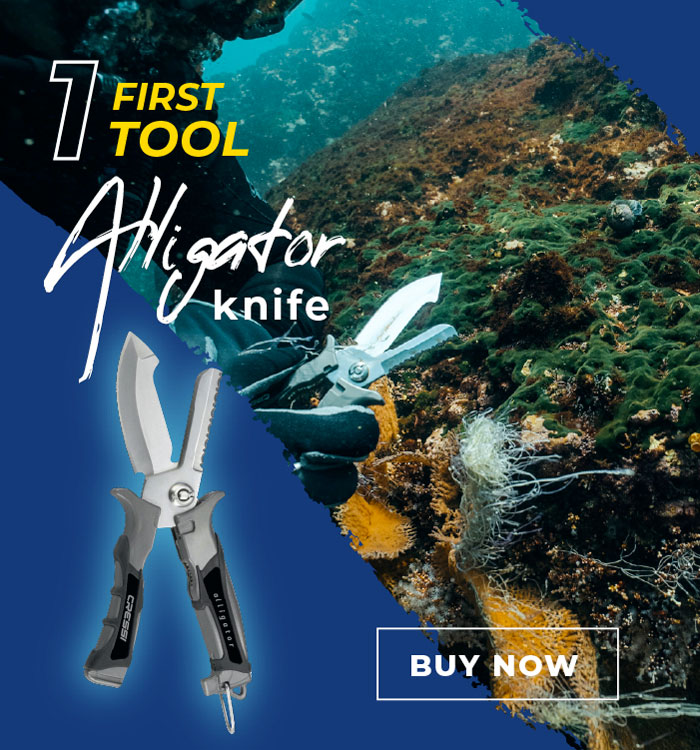 Cressi Alligator - Scissor/Knife