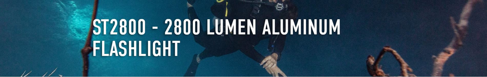 Sherwood ST2800 - 2800 Lumen Dive Light