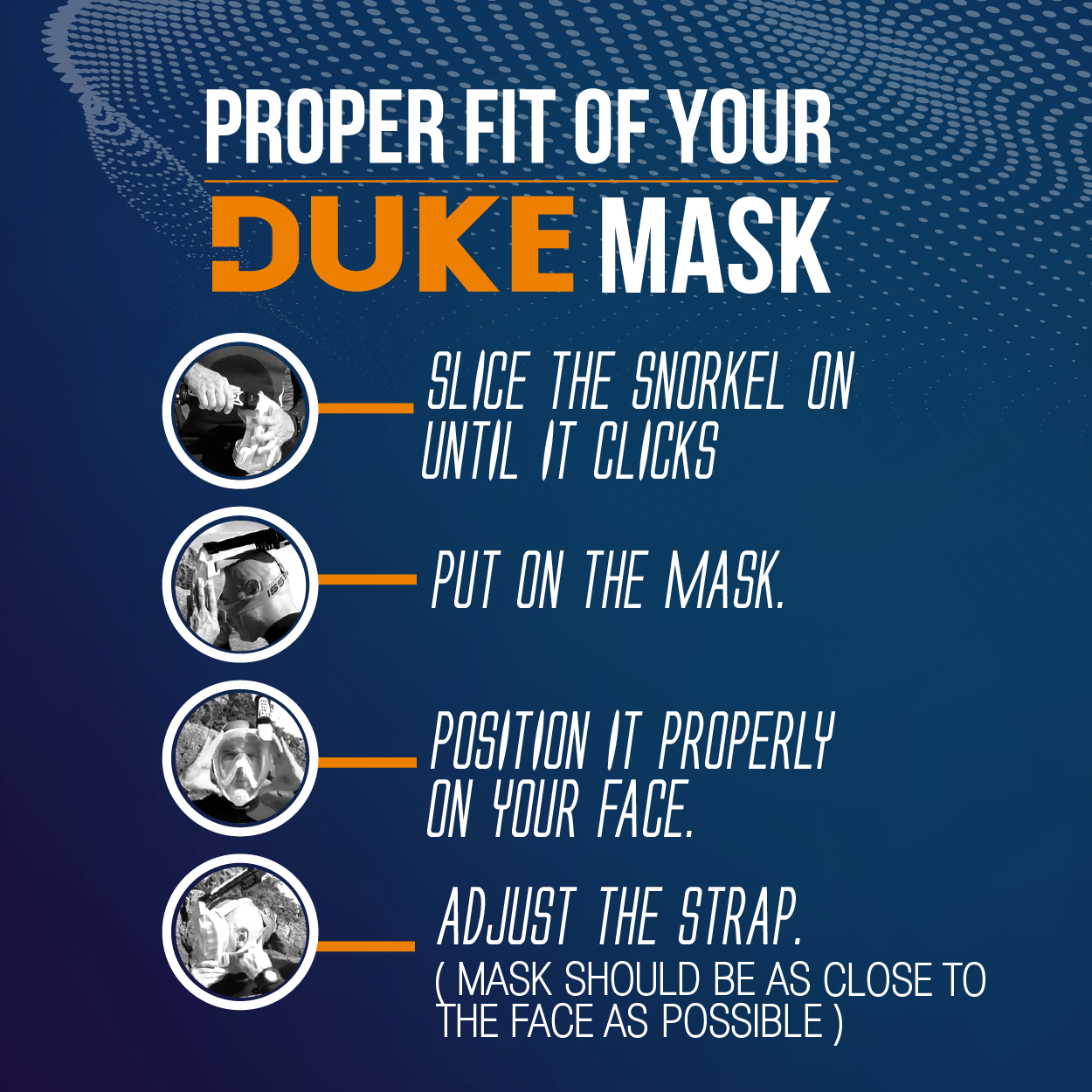 Masque Facial Duke Cressi - Prosub Plongée