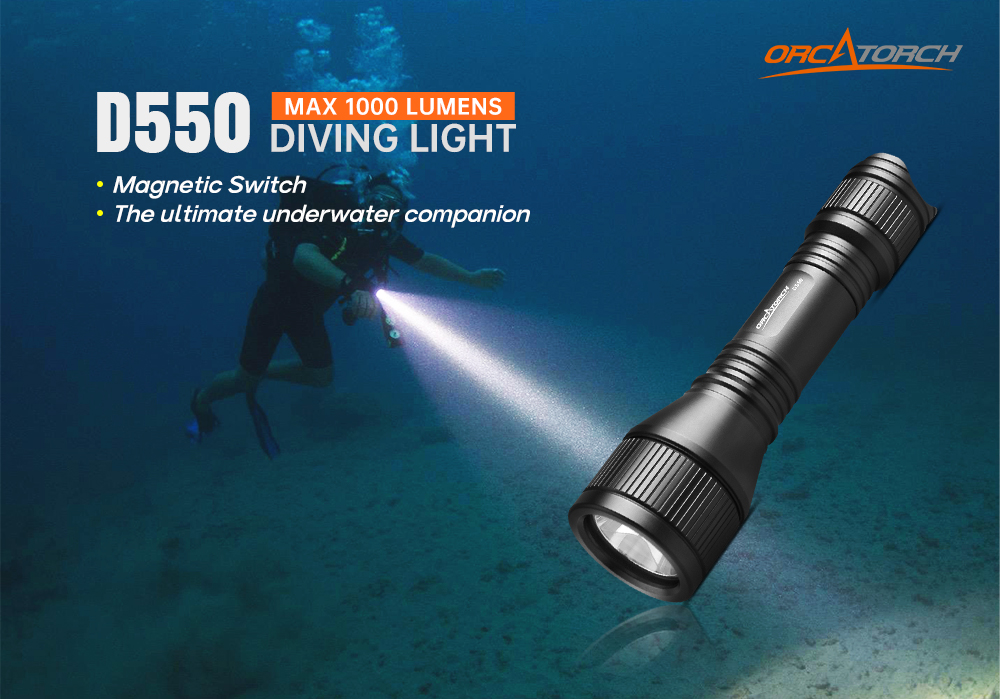 Orca Torch D550 Dive Light