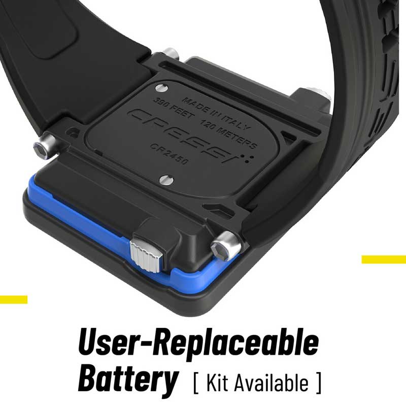 Cressi Raffaello Dive Computer User Replaceable Battery