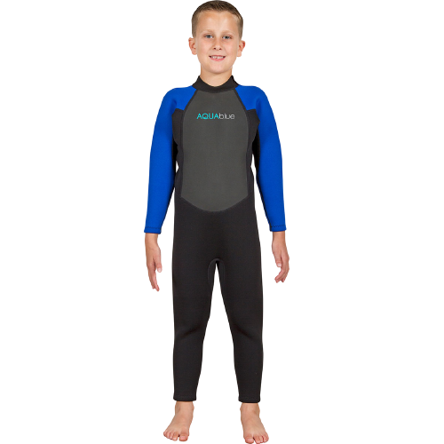 開催中セール一覧 Aqua Blue 3mm Boy's Full Wetsuit - Scuba ウエア