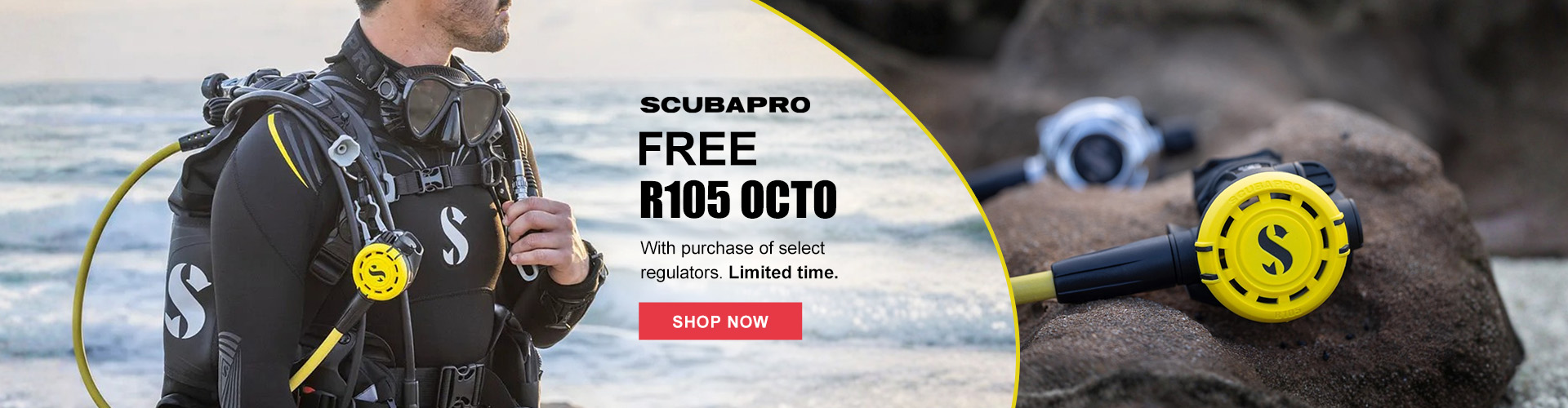 SCUBAPRO | Free Octo R105 with Regulator Purchase