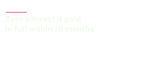 New gear. Convenient monthly payments.