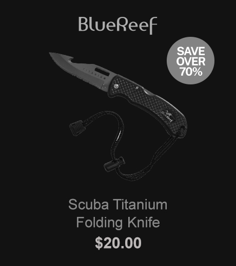 Blue Reef Titanium Knife