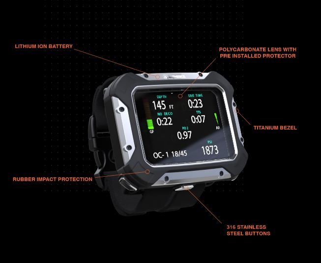 Apeks DSX Technical Wrist Computer