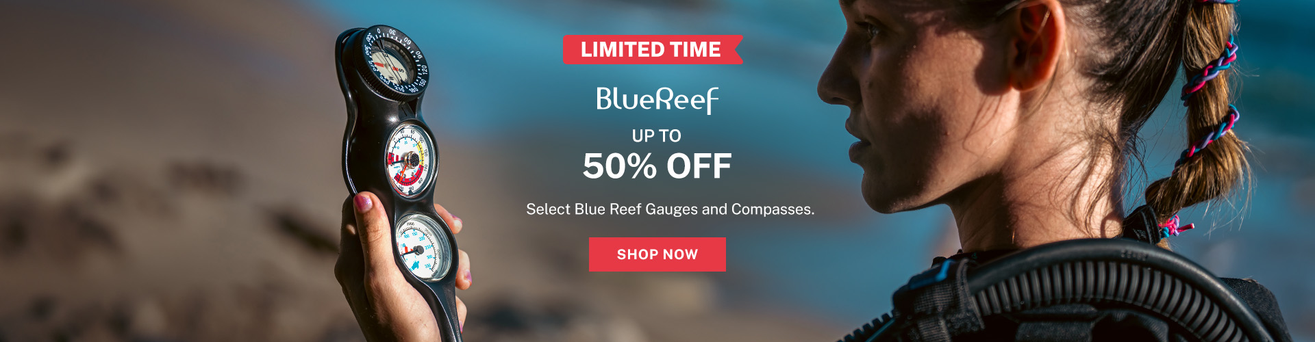 Up to 50% Off Blue Reef Gauges & Compasses