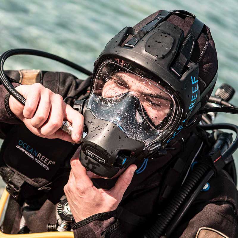 The New Ocean Reef Neptune III Full Face Scuba Mask