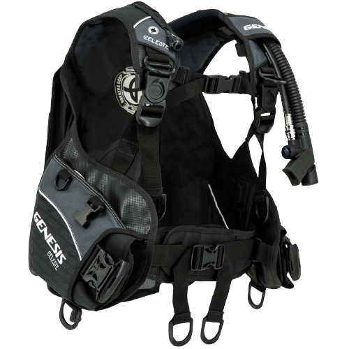 Genesis Celeste BCD for Women features shoulder buckles sternum strap intergrated weights