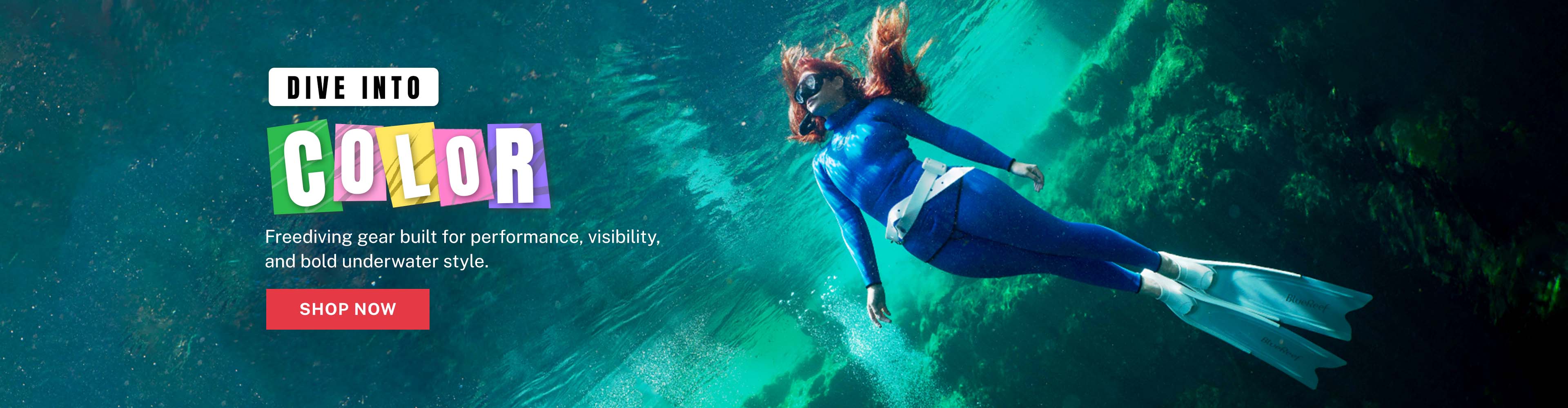 Freediving Into Color | Dive in with Bold Colors