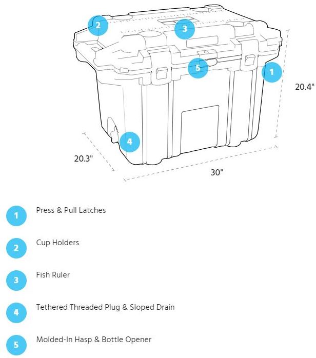 Pelican 50QT Elite Cooler