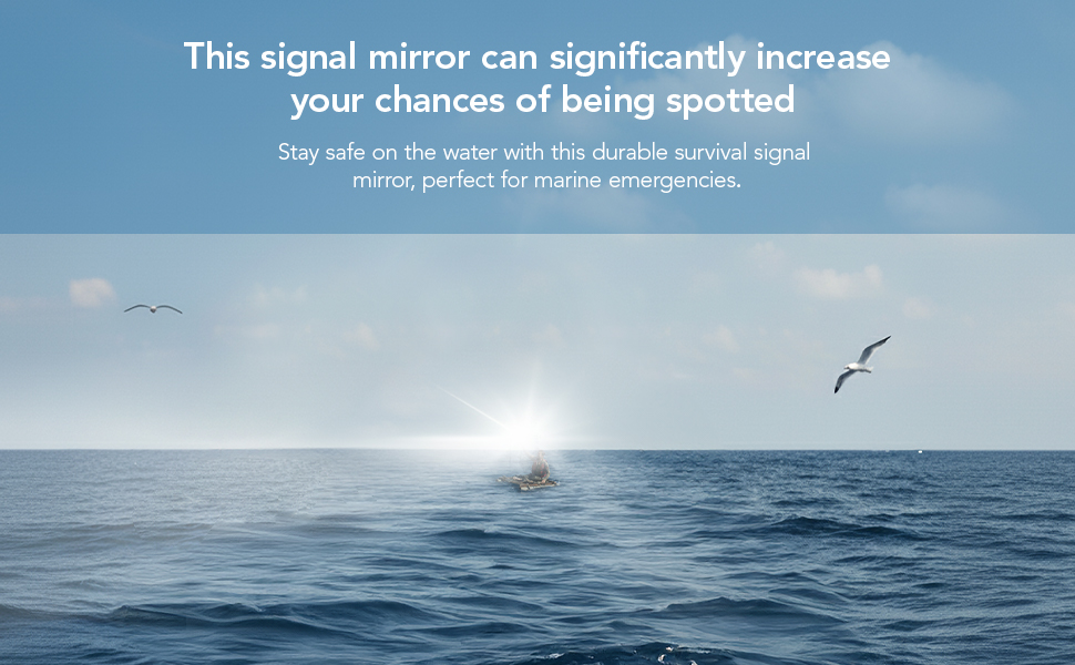 Blue Reef Signal Mirror