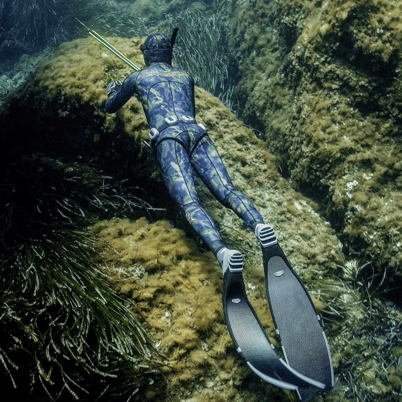 Cressi Lampuga 3mm Unisex 2-Piece Spearfishing Suit with Hood