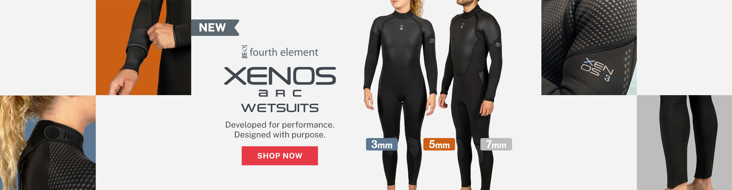 New Fourth Element Xenos Arc Wetsuits