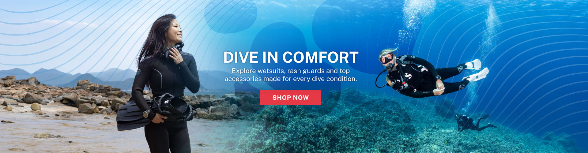 Dive Into Comfort - Shop Dive Wear