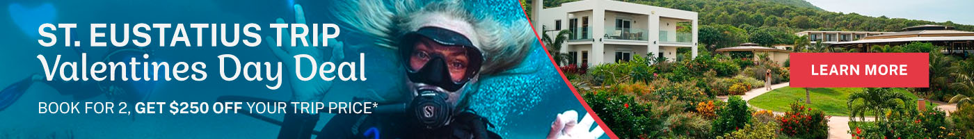 St. Eustatius Romantic Diving Getaway for 2