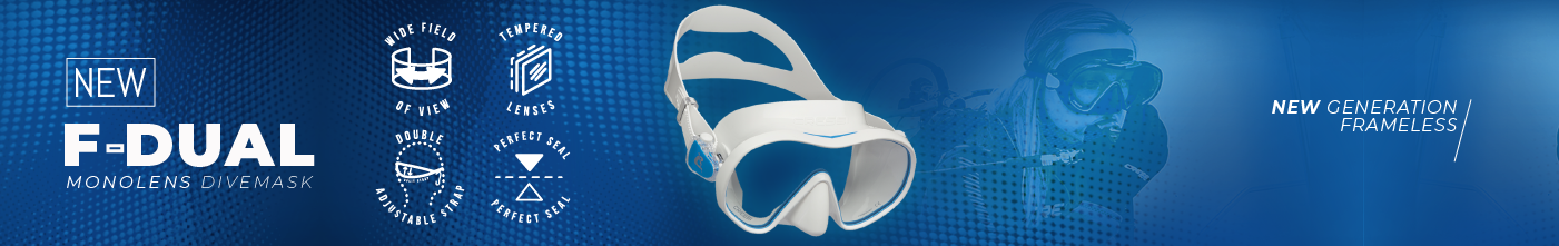 Cressi F-Dual Mono Lens Dive Mask