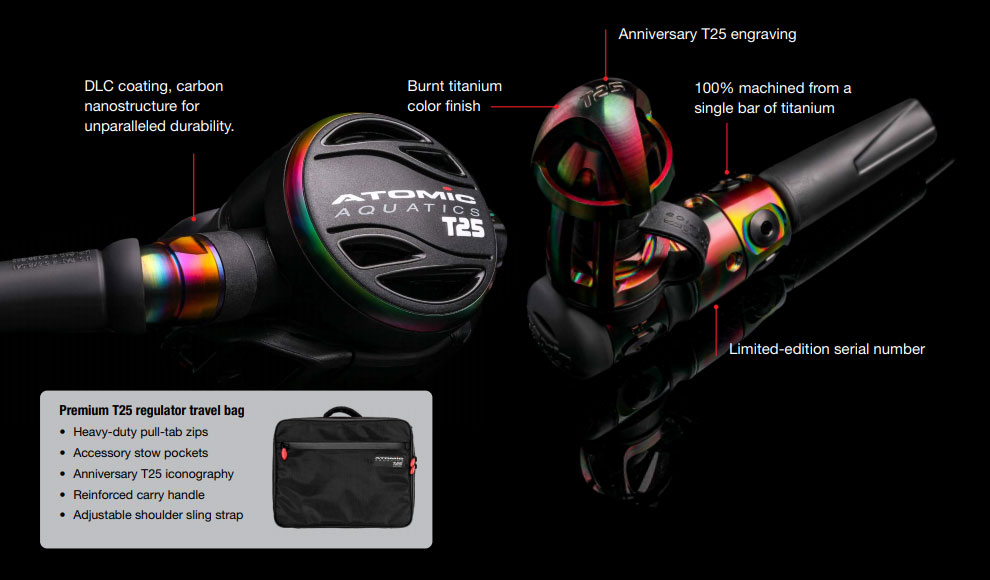 Atomic 25 Year Anniversary Limited Edition T25 Regulator, Yoke