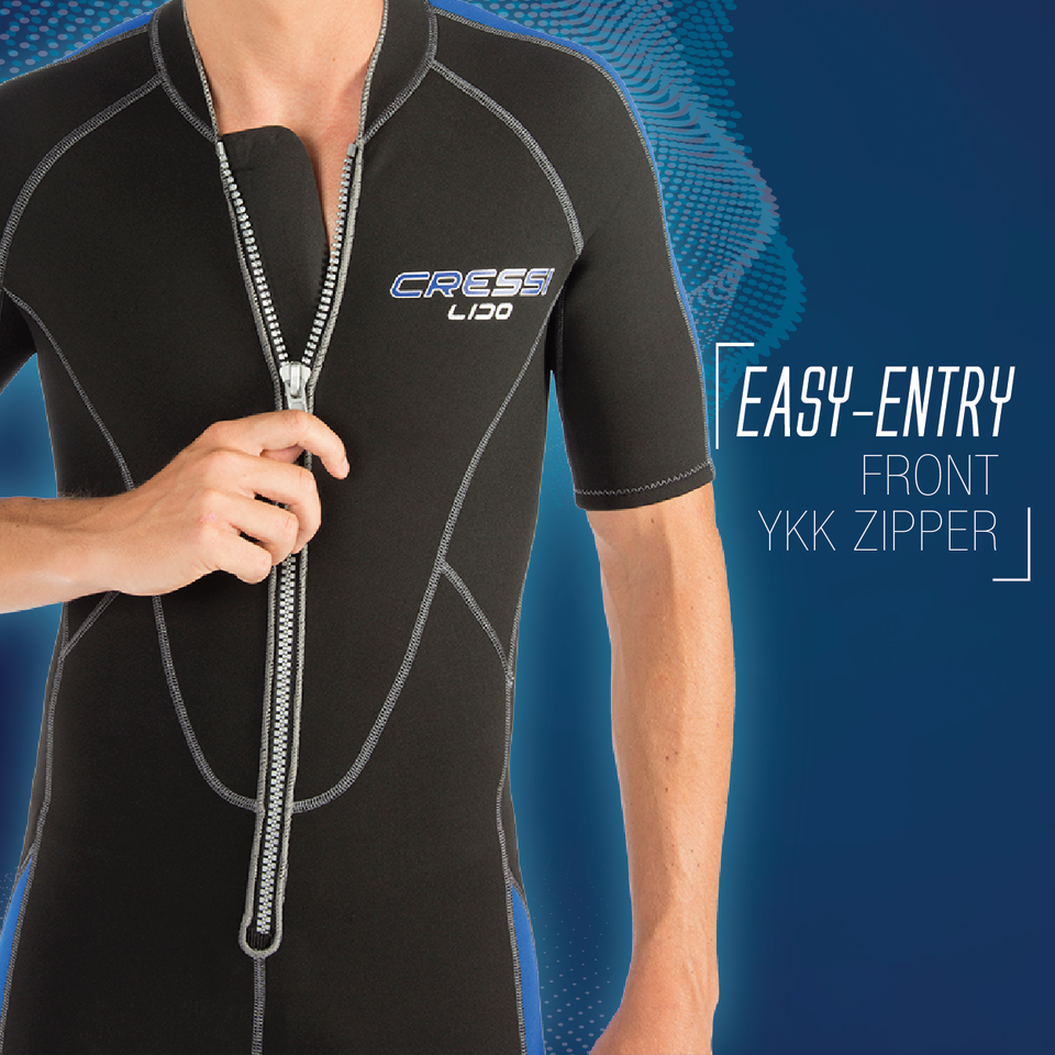 Easy-Entry Front YKK Zipper