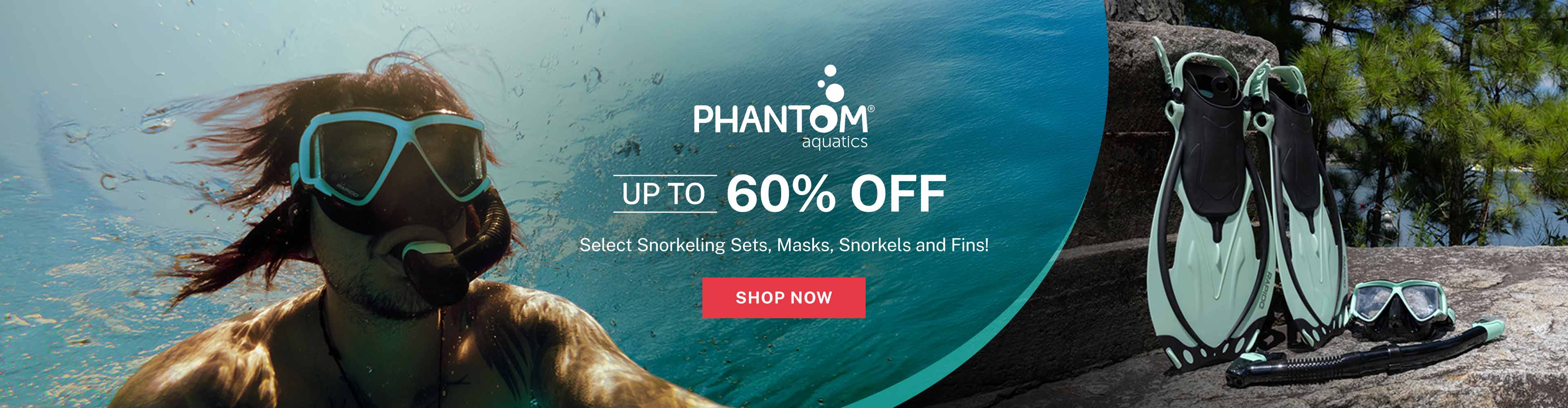 50% OFF Phantom Aquatics Snorkel Gear