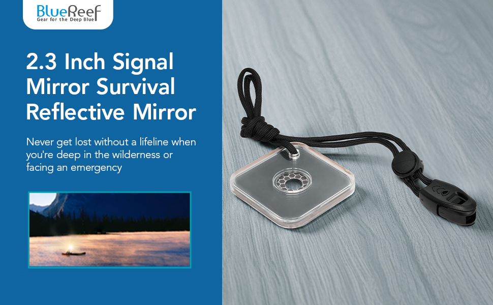 Blue Reef Signal Mirror