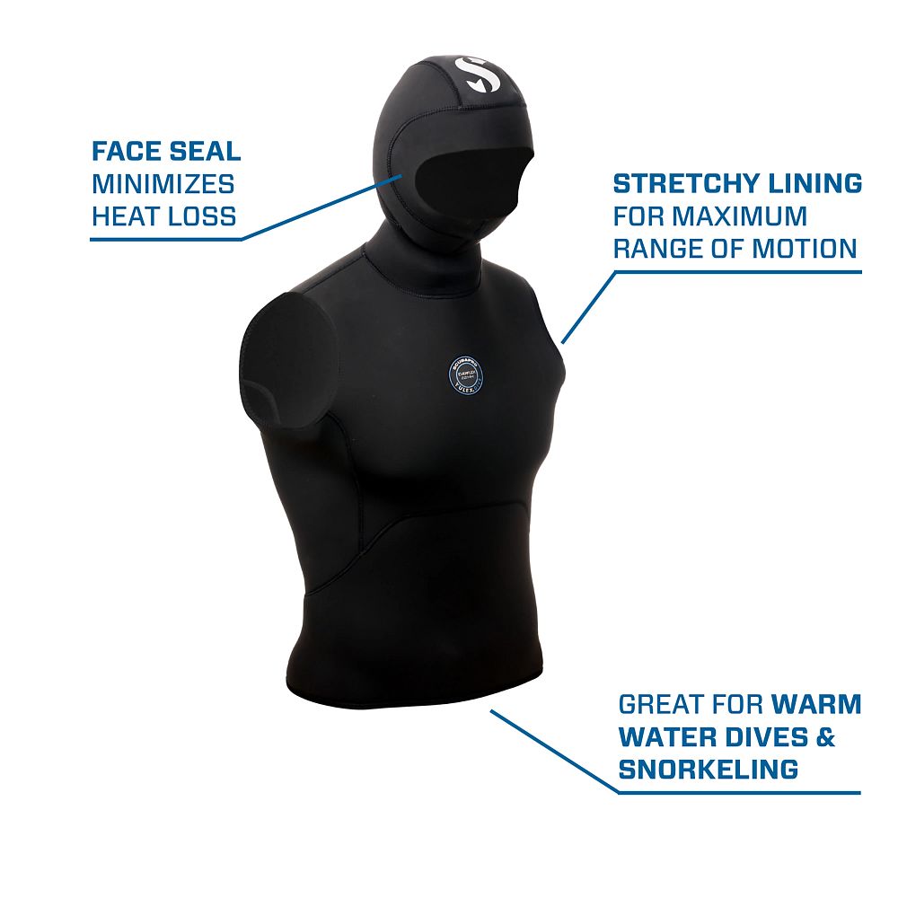 Scubapro Everflex Yulex 5/3mm Hooded Vest for Women