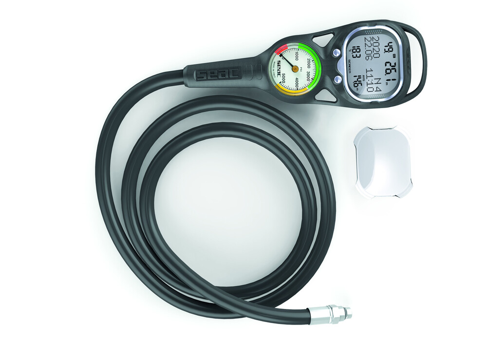 Seac Screen Dive Computer Console w/Pressure Gauge