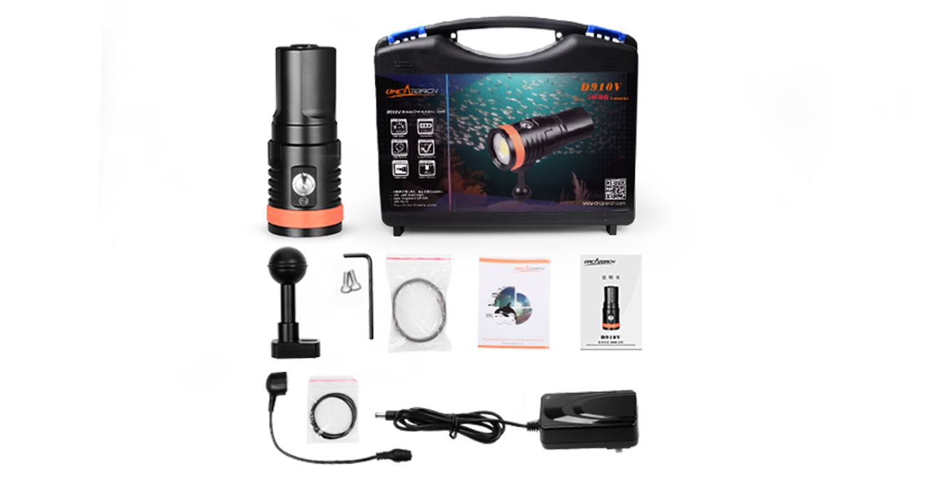 OrcaTorch D910V 5000 Lumens Video Light