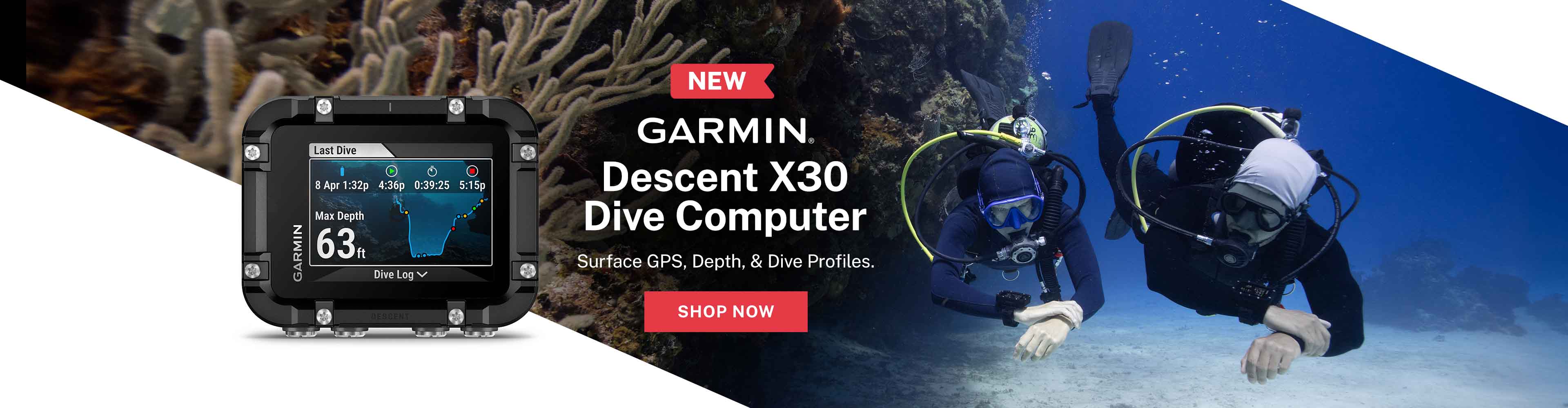 New Garmin X30 Dive Computer
