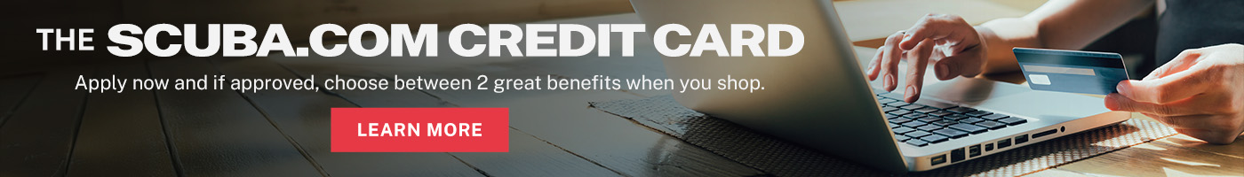 Special Financing with a Scuba.com Credit Card.