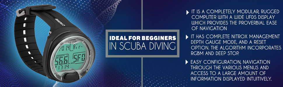 Computer Subacqueo Cressi Leonardo - Per Immersioni Con Aria E Nitrox, Unisex, Made Italy - Foto 3