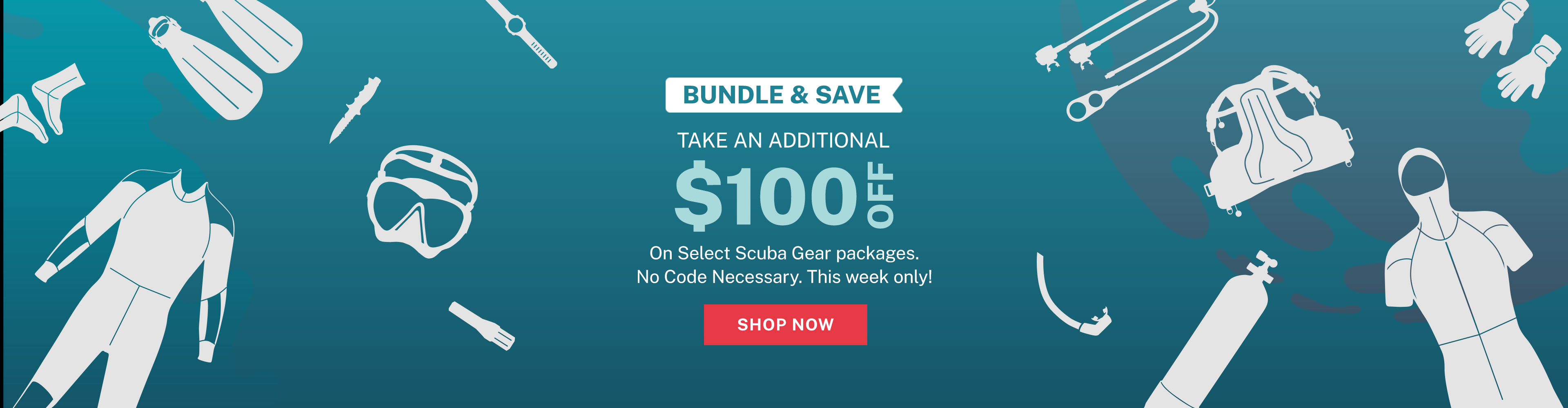Extra $100 Off Select Scuba Packages