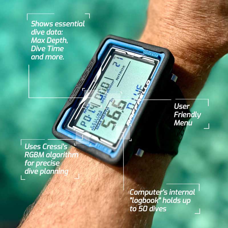 Cressi Raffaello Dive Computer Features