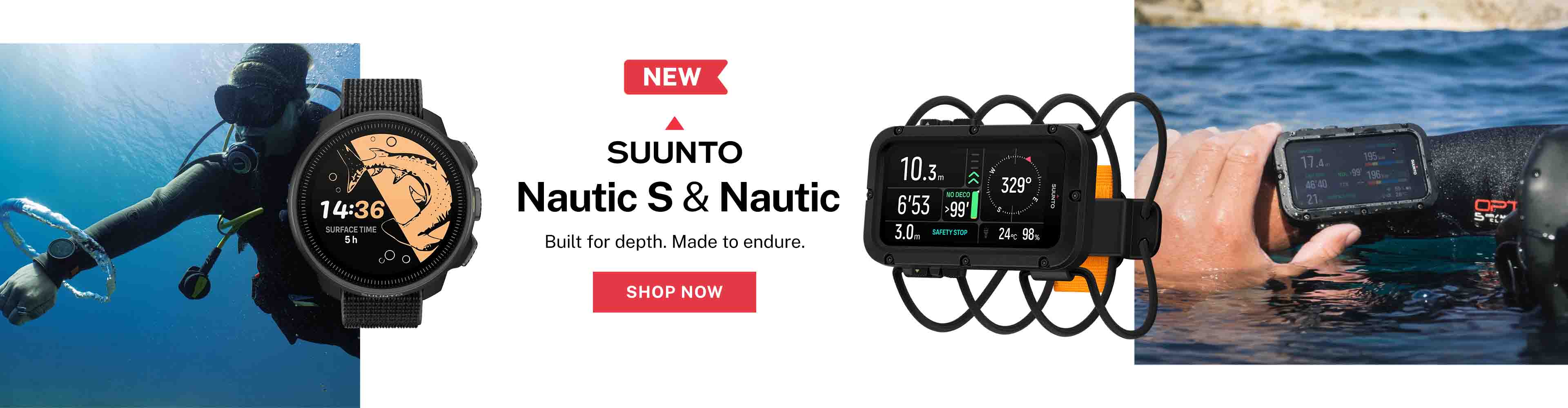 New Suunto Nautic Dive Computers
