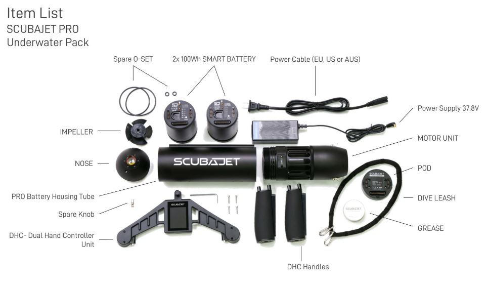 Scubajet PRO Underwater Kit