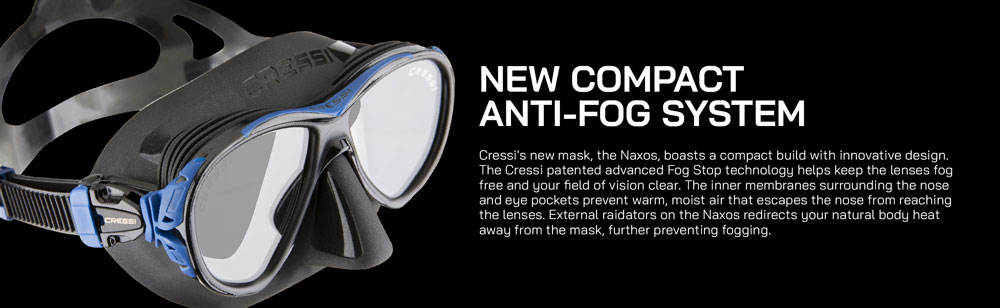 Cressi Naxos Mask Anti Fog System